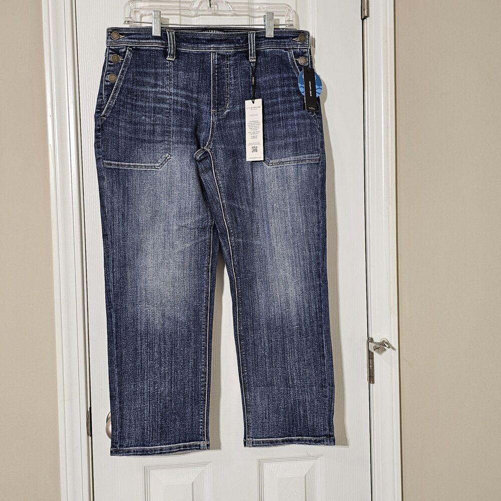 Liverpool Jeans Company Women's Dark Indigo Skinny Jeans